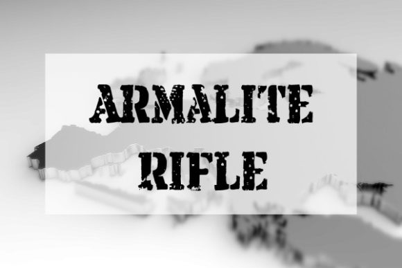 Armalite Rifle: A Bold Display Font for Timeless Design