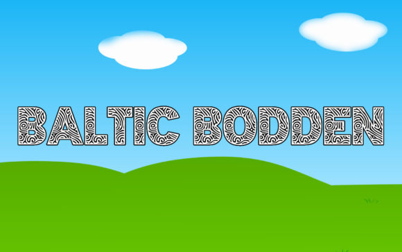 Baltic Bodden: A Creative Display Font for Modern Designs