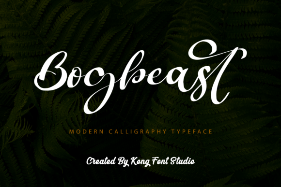 Bogbeast: The Playful Handwritten Script Font