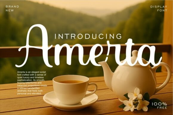 Discover Amerta: A Font of Understated Luxury