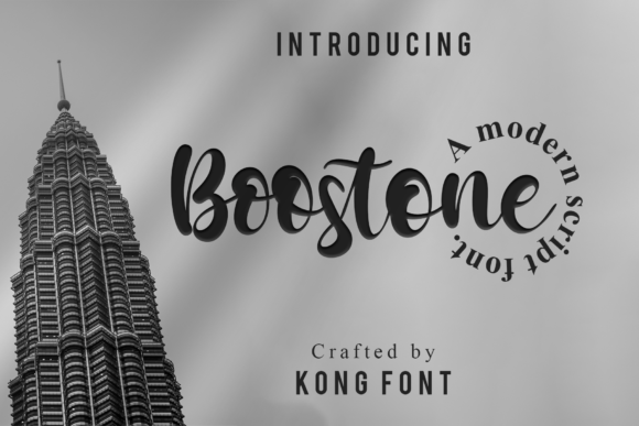 Discover Boostone: A Playful Handwritten Script Font