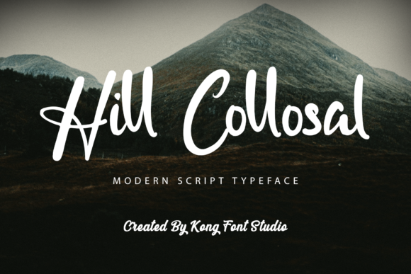 Discover Hill Collosal: A Modern Handwritten Script Font