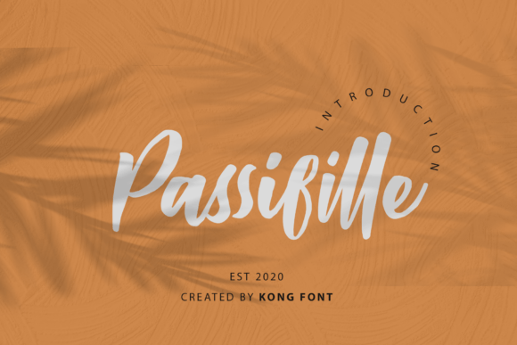 Discover Passifille: A Playful Script Font for Modern Design
