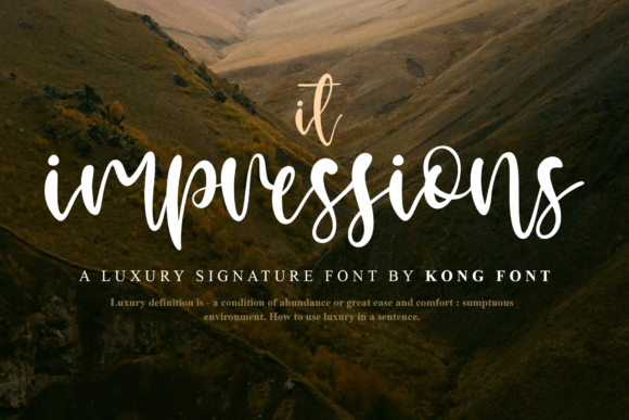 It Impressions: A Modern Handwritten Font for Creative Projects
