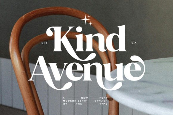 Kind Avenue: A Stylish Retro Font for Modern Design