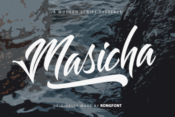 Masicha: A Playful Handwritten Script for Creative Designers