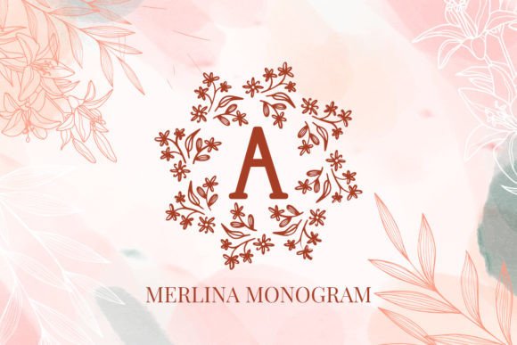 Merlina: Floral Monograms for Elegant Design