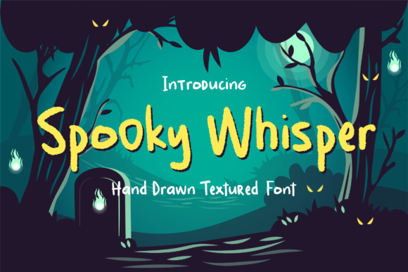 Spooky Whisper: A Handwritten Halloween Font for Mysterious Designs