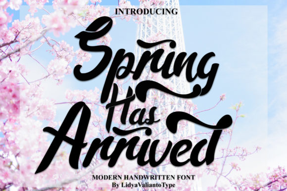 Spring Has Arrived: The Handwritten Font for Elegant Designs
