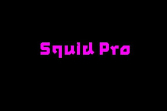 Squid: A Bold Display Font for Confident Designs