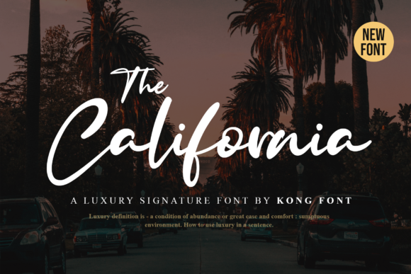 The California: A Modern Handwritten Font for Creatives